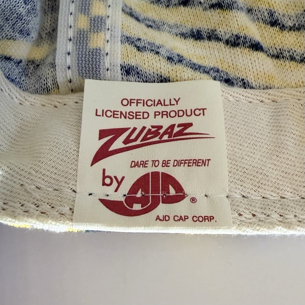 Vintage Zubaz Los Angeles St. Louis Rams Hat Cap Snap Back NFL Football Logo - Picture 2 of 8